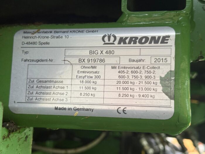 Krone BigX 480 - Image 12
