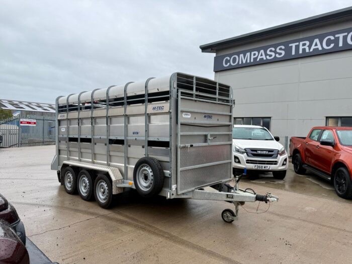 M-Tec 14Ft Tri-Axle Livestock Trailer With Decks (Demonstrator) - Image 2
