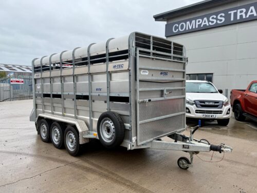 M-Tec 14Ft Tri-Axle Livestock Trailer With Decks (Demonstrator)