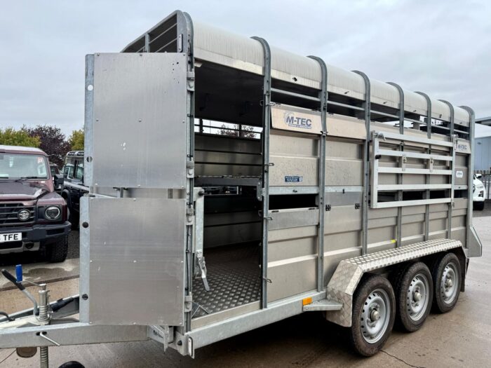 M-Tec 14Ft Tri-Axle Livestock Trailer With Decks (Demonstrator) - Image 16